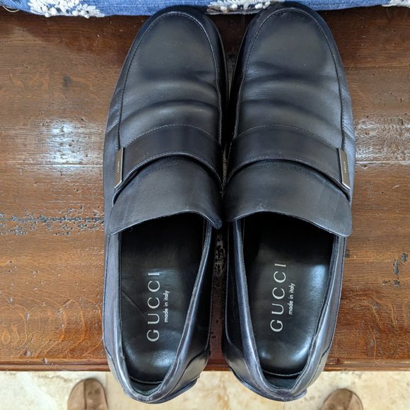 Men\'s Gucci Black Leather Loafers main image 8